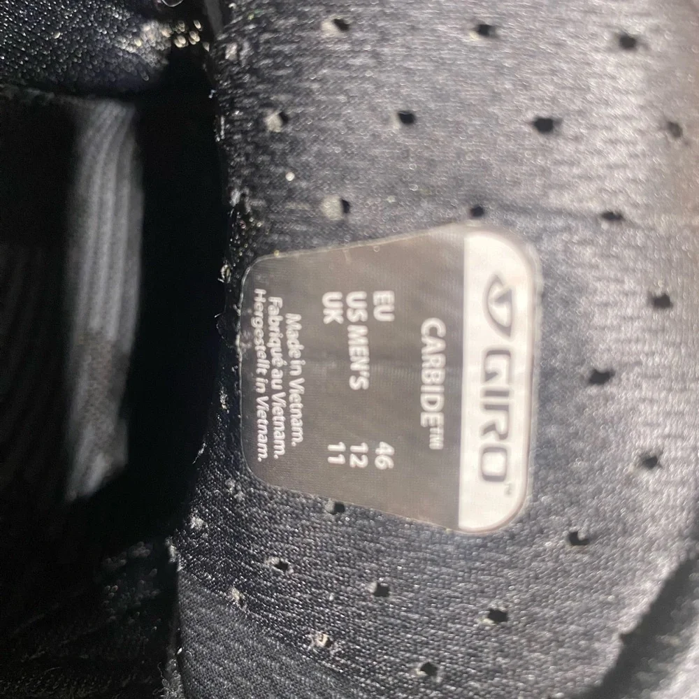 Giro Men's size 12 Cycling Shoes - Black and Tan - Picture 12 of 14